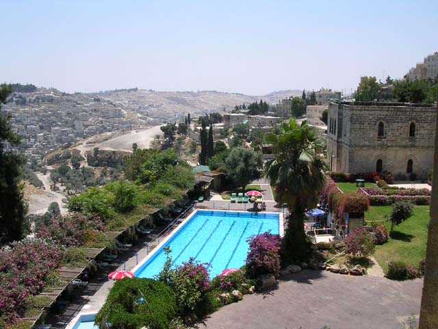 Mount Zion Hotel Pool from Room