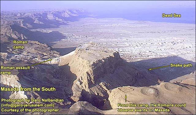 Masada Aerial View