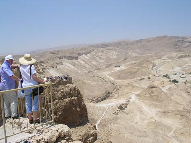 Masada View to desert
